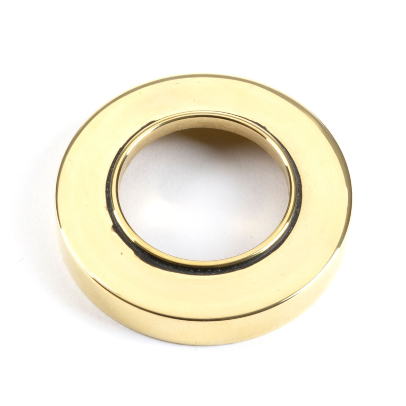 Brompton Latch Right Hand Door Handle, Aged Brass