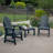 Anette Outdoor Adirondack Chair With Table-818309913