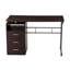 Bureau d'ordinateur avec beaucoup de rangement