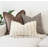 Brown Block Print Pillow Covers