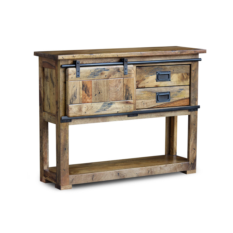 Ruckman 110cm Solid Wood Console Table