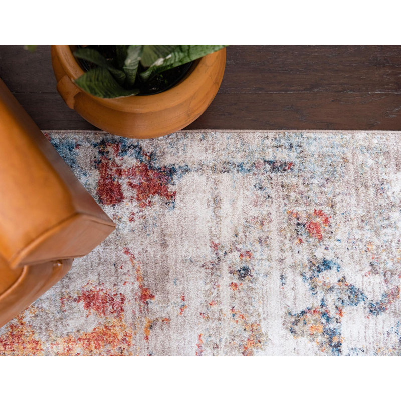 Beaulieu Abstract Indoor Rug, Round 3'3"