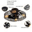 Peeples Industrial Metal Ceiling Fan with Remote Control