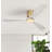 52 Inch Low Profile Ceiling Fan Dc 3 Solid Wood Fan Blade Noiseless Reversible Motor Remote Control Without Light