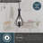 Macalla 3-Light Dimmable Teardrop Lantern Chandelier-74939765