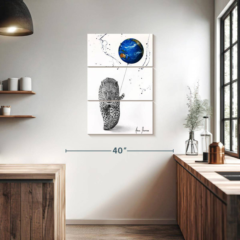 Brampt A Leopard's World, 38" H x 24" W