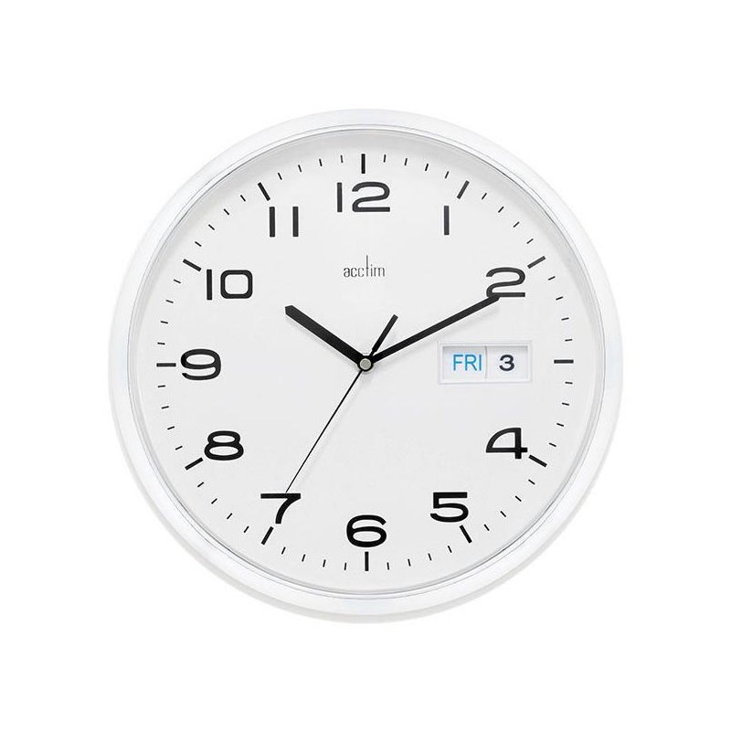 Wall Clock, White
