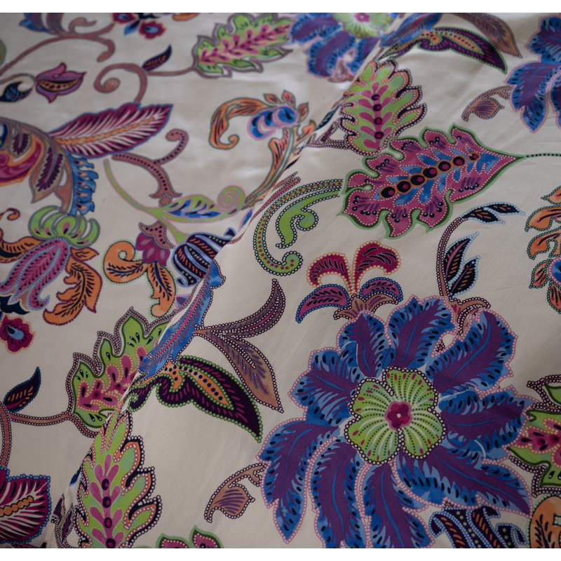 Etavonni Home Bunga Mekar, King Comforter + 2 King Shams