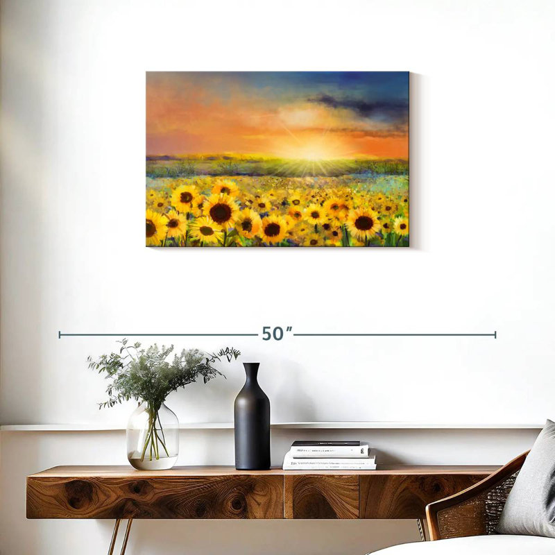 Huile de tournesol Alvord, H 20 po x l 30 po