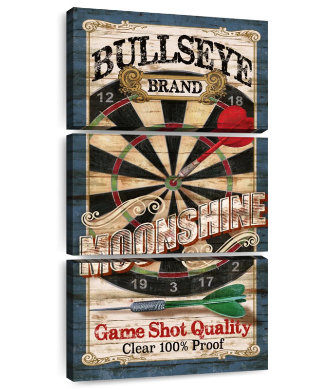 Bullseye Moonshine, H 27 po x l 12 po
