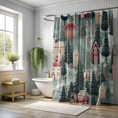Rideau de douche Peppermint Road - Premium