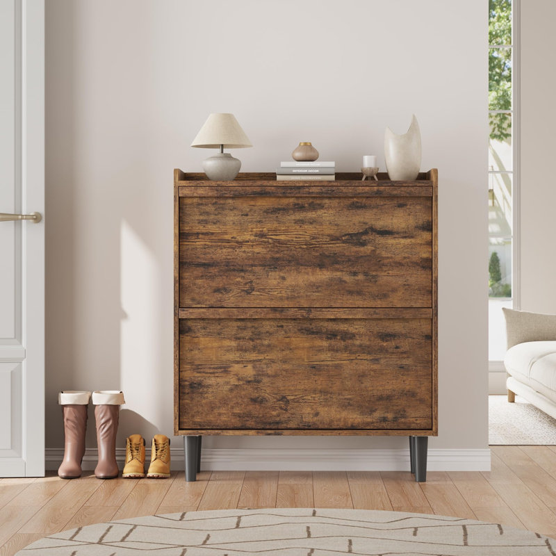 16 Pair Flip Down Shoe Storage