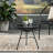 Handmade Side Table With Tempered Glass - Outdoor Decor Piece Smooth Modern-1648901571