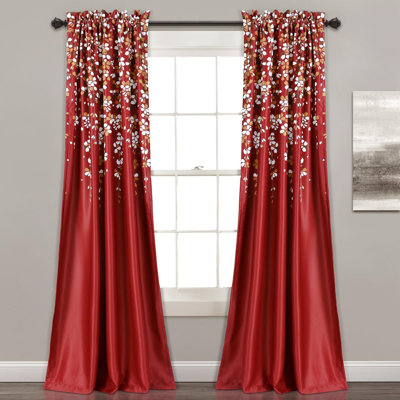 Paire de rideaux Weeping Flower