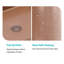 Lavabo de salle de bain 19 po x 15 po en acier inoxydable or rose avec bonde escamotable