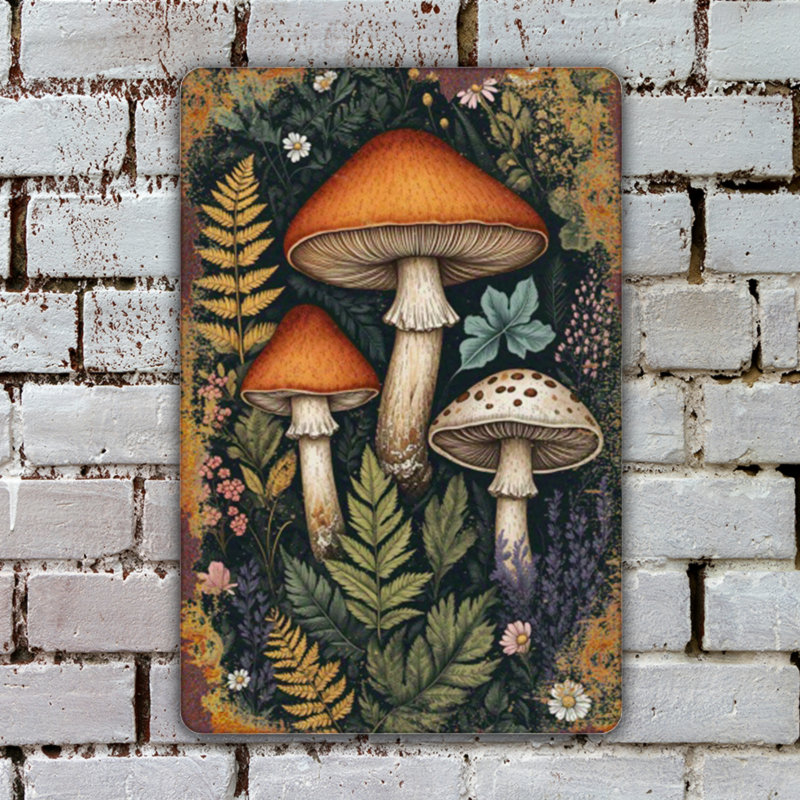 Panneau mural rétro en aluminium 12 po x 8 po, plaque murale rustique, plaque décorative résistante aux intempéries