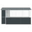 Cage à oiseaux vidaXL anthracite 161,42 x 82,68 x 90,55 po-1126610476