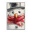 Gros plan, bonhomme de neige, estampe numérique, design par Petal Prints Design-438133887-438133884