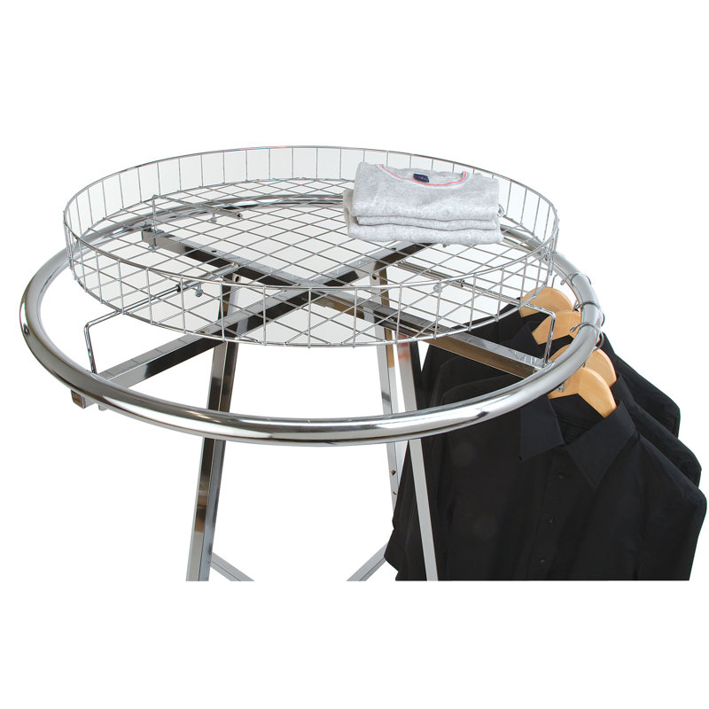 30'' Metal Industrial Pipe Clothing Rack