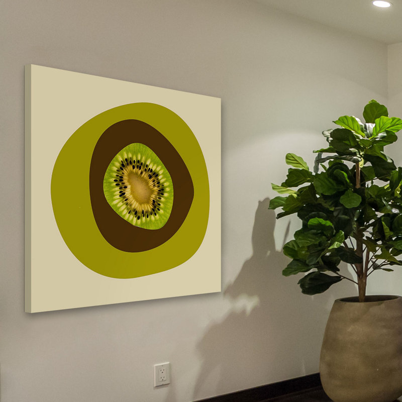 September Kiwi by Irena Orlov - Wrapped Canvas Print, 122cm H x 122cm W