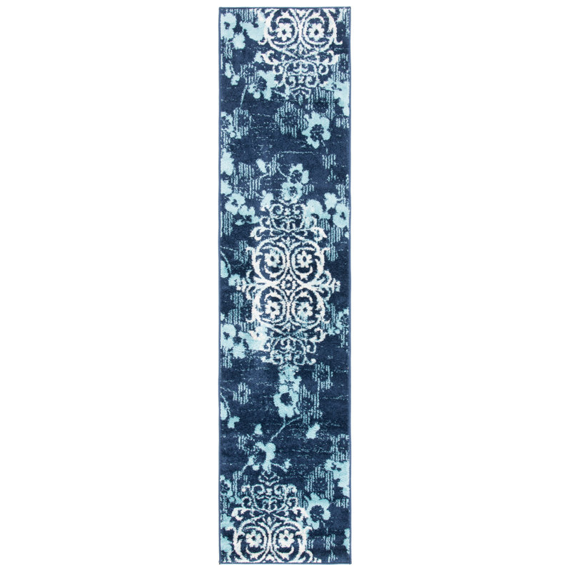 Ajnesh Performance Floral Rug, Runner 2'2" x 9'
