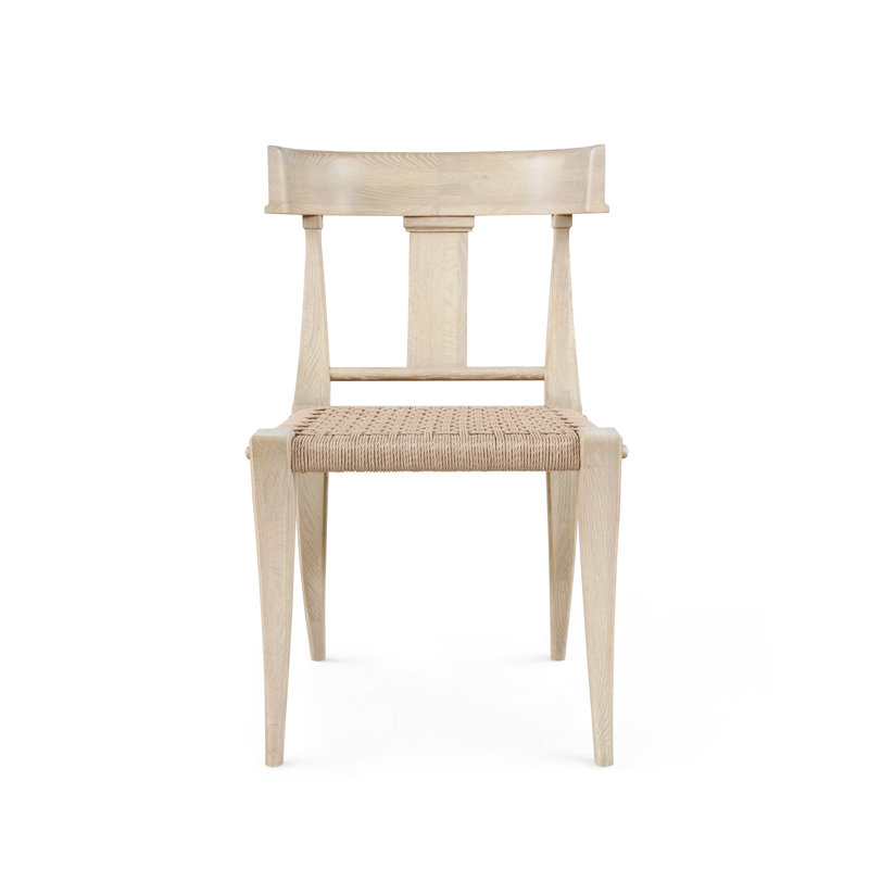 Milos Solid Wood Dining Chair, Sand