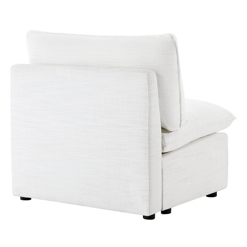 Armless Chair, White