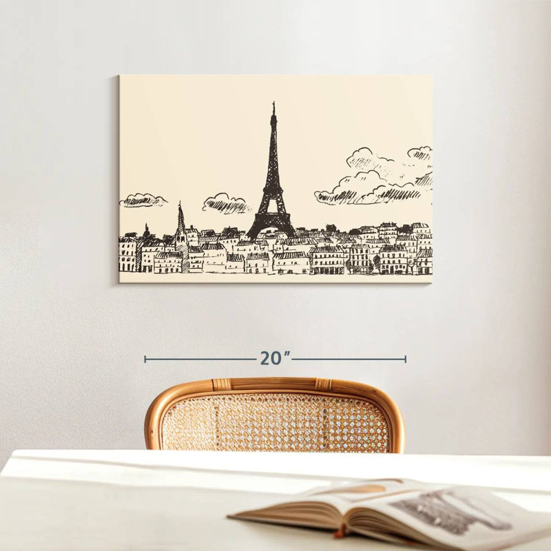 Nicci Paris Skyline Sketch