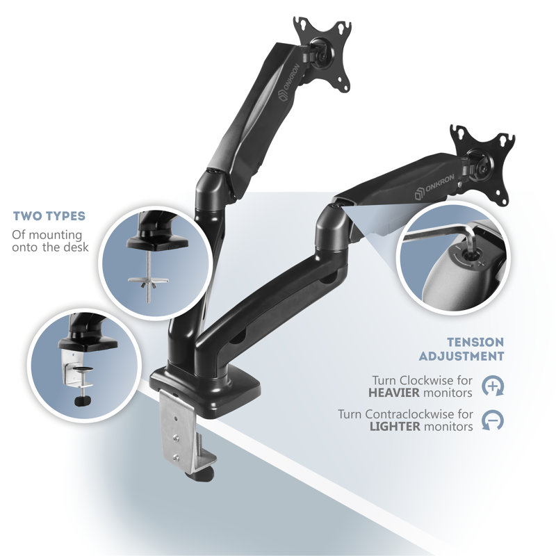 ONKRON Multi-Screen Desktop Mount