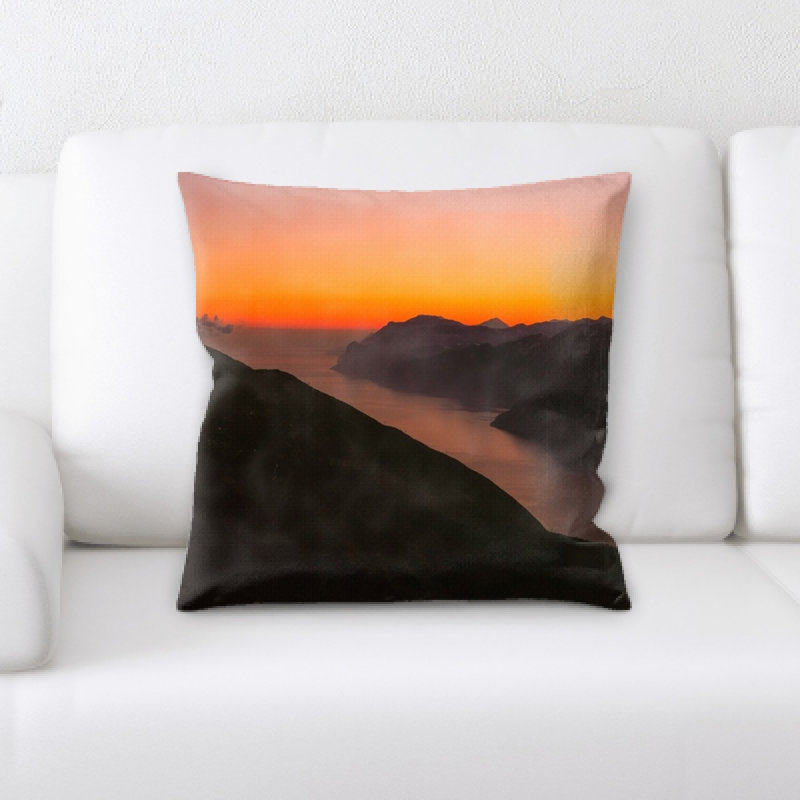 Microsuede Reversible Throw Pillow