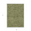 Tapis intérieur lavable abstrait vert olive et vert clair HomeRoots 5 pi x 8 pi