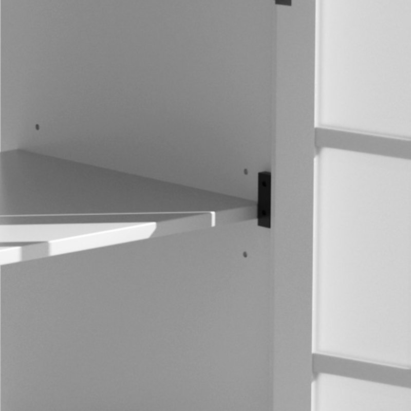 Meuble-lavabo 30 po avec comptoir en céramique, Blanc