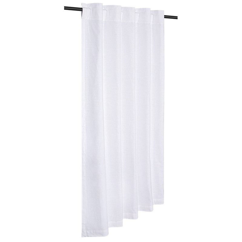 Canvas Tab Top 100% Cotton Curtain Panels, Set of 2, 50" W x 63" L