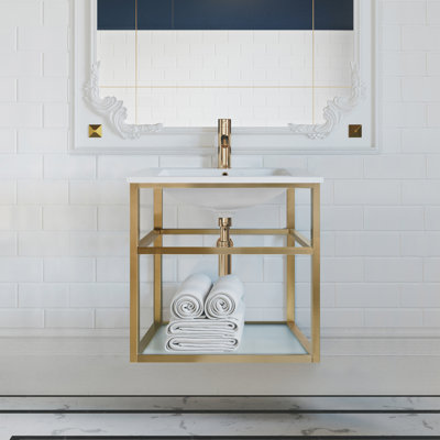 Ensemble de meuble-lavabo simple 24 po Pierre