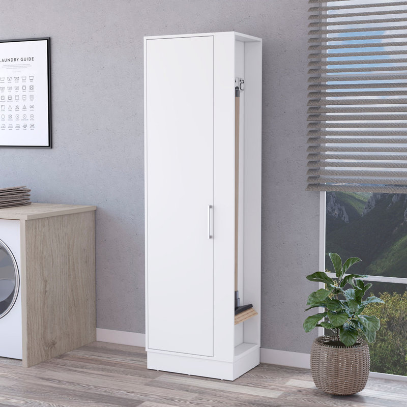 Grande armoire de rangement 2 portes 6 tablettes