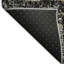 Tapis noir Prisco lavable à la machine de qualité supérieure-2003700196