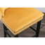 Chaises de bar confortables en velours avec coussin de planche multicouche, fabrication en bois massif - de 2 rivets décoratifs dorés, pieds, finition dorée