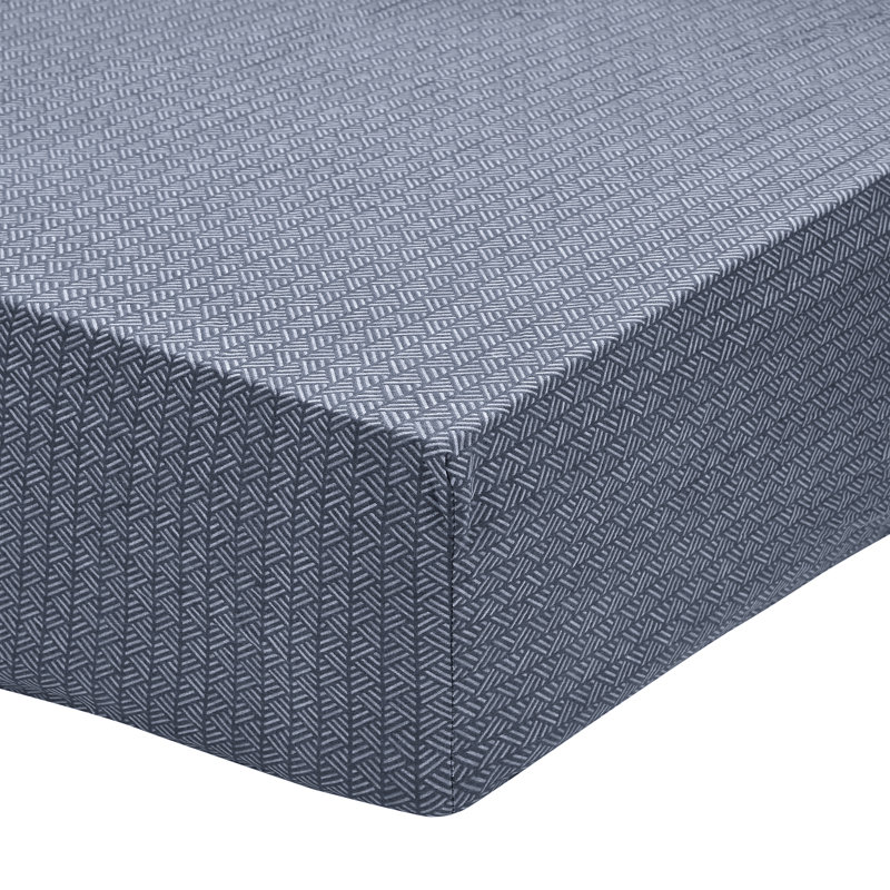 Mazana Print 100% Cotton Percale Fitted Sheet, Double (4'6)