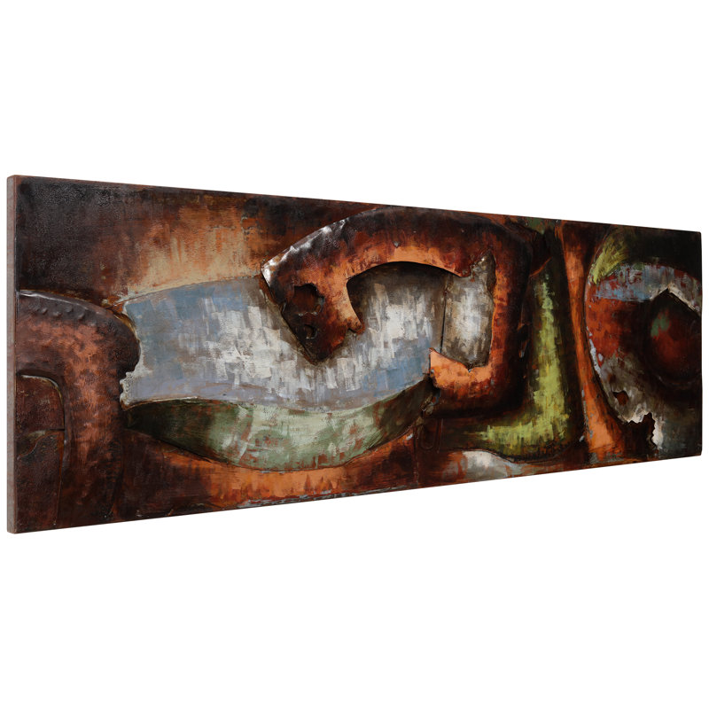 "Convergence I" 3D Iron Wall Décor