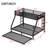 Twin XL Over Queen Metal Bunk Bed with Twin Size Trundle for Bedroom-419031521