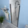 28-29 3/8In.W X 72 In.H Pivot Frameles Shower Door With Clear Glass