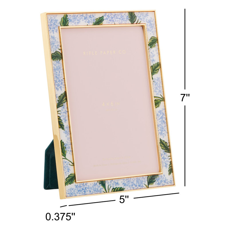 Blue Glass Picture Frame
