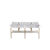 Madison Rectangular Dual Mount Bathroom Sink with Overflow