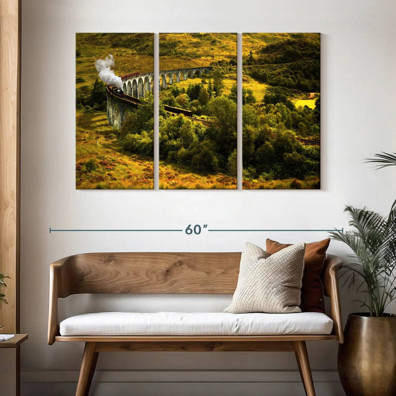 Mehar Jacobite Steam Train, 32" H x 50" W