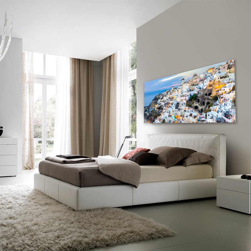 Santorini - Unframed Photograph, Aluminum