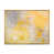 Toile avec cadre flottant or