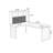 Nut-brown L-Shaped Solid Wood writing desk-118509560-118509564