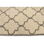 Tapis oriental crème et brun moderne 5 x 8