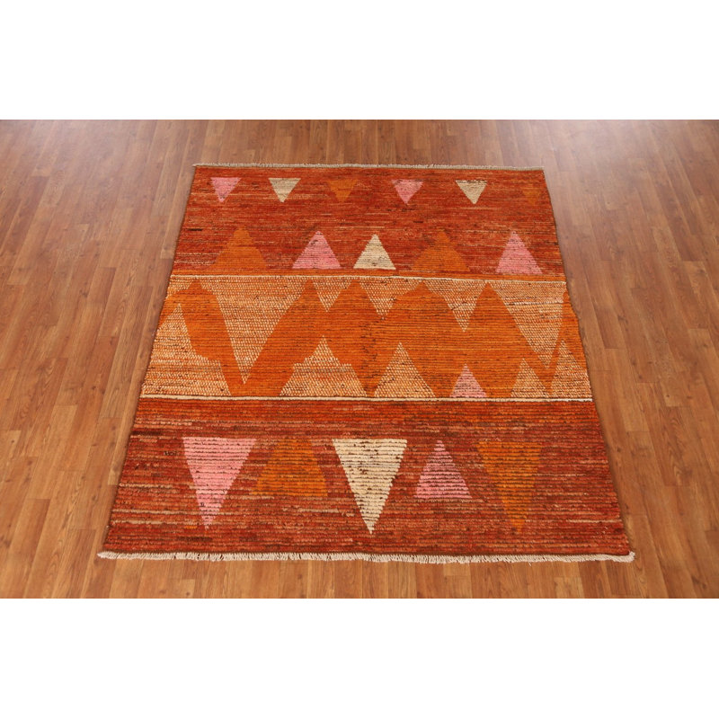 Tapis oriental géométrique marocain 5 x 6