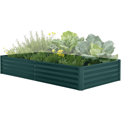 Ensemble de lit de jardin surélevé avec housse, lits surélevés pour jardinière en métal Ultimate